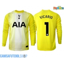 Camisa de time de futebol Tottenham Hotspur Guglielmo Vicario #1 Goleiro Replicas 3º Equipamento 2025-26 Manga Comprida